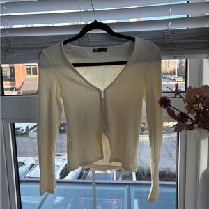 Zara Off-White Knitwear